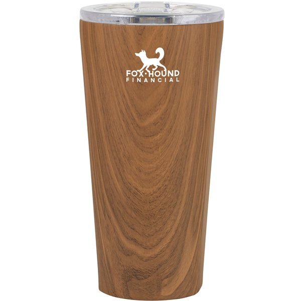 Corkcicle® Wood Look Tumbler - 16 Oz.
