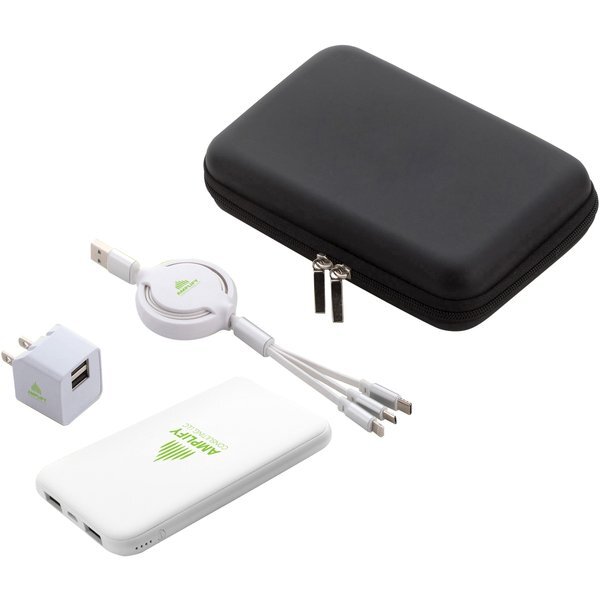 UL Listed Power Bank Charging Gift Set, 5000mAh