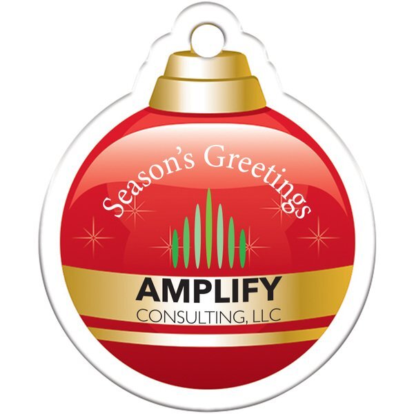 Ornament Shape Plastic Holiday Ornament
