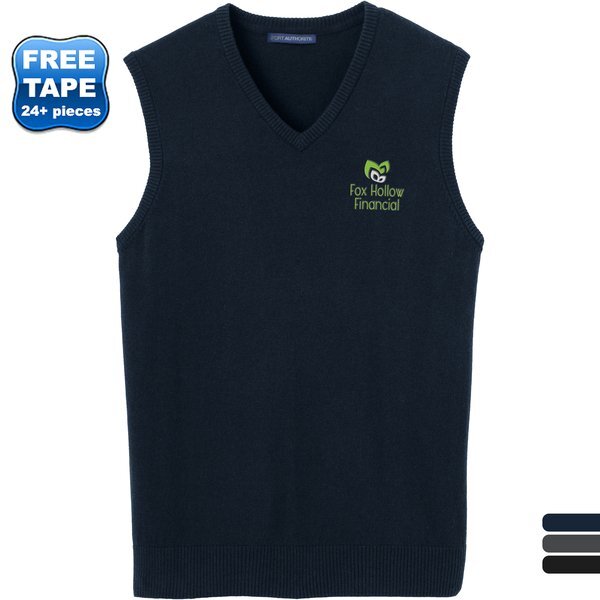 Port Authority® Cotton/Nylon Men's Sweater Vest