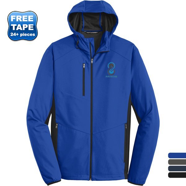 Port Authority® Active Hooded Soft Shell Men's Jacket