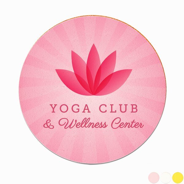 Round Shaped Emery Board, Full Color Imprint