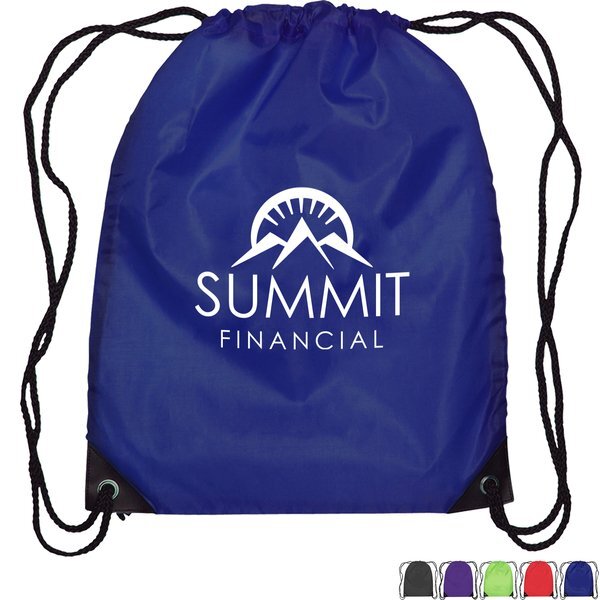 Broadway Polyester Drawstring Backpack