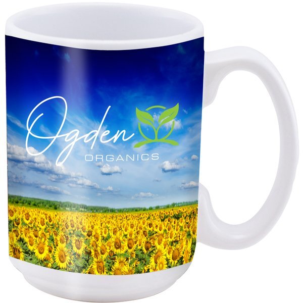SimpliColor Ceramic Mug, 15oz.