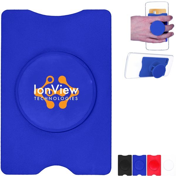 RFID Stand-Out Phone & Card Holder, Full Color Imprint