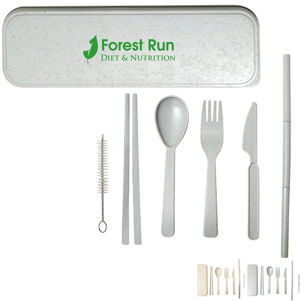 Artesia Wheat Fibre Utensil Set in Case