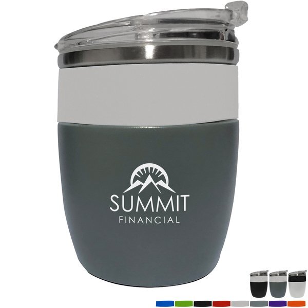 Stemless Double Wall Wine Tumbler with Vacuum Insulation, 12oz. - CLOSEOUT!
