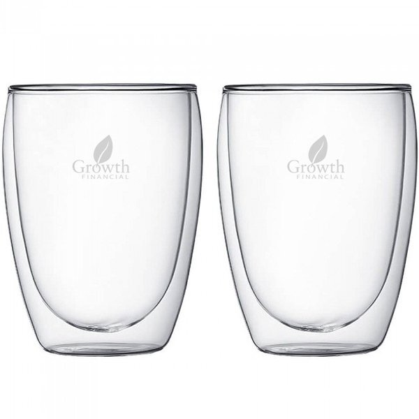 Bodum® Pavina Double Wall Glass 2 Piece Set, 12oz.