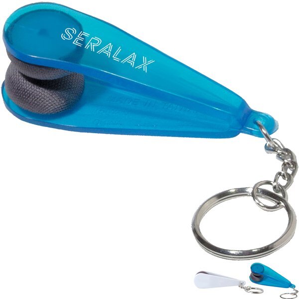 Eyeglass and CD/DVD Keyring Cleaner