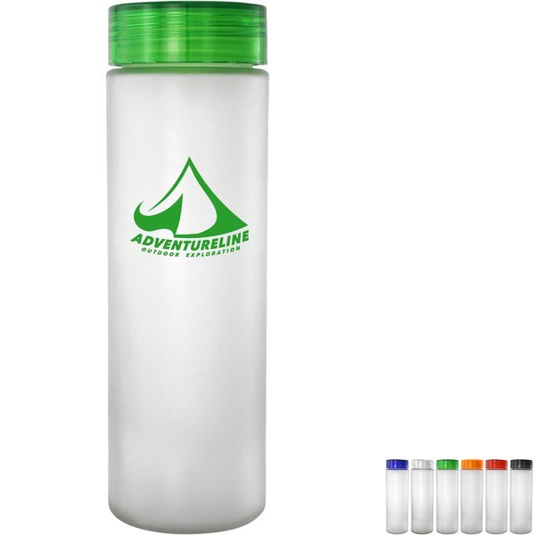 Clear View Frosted Glass Bottle, 22oz.
