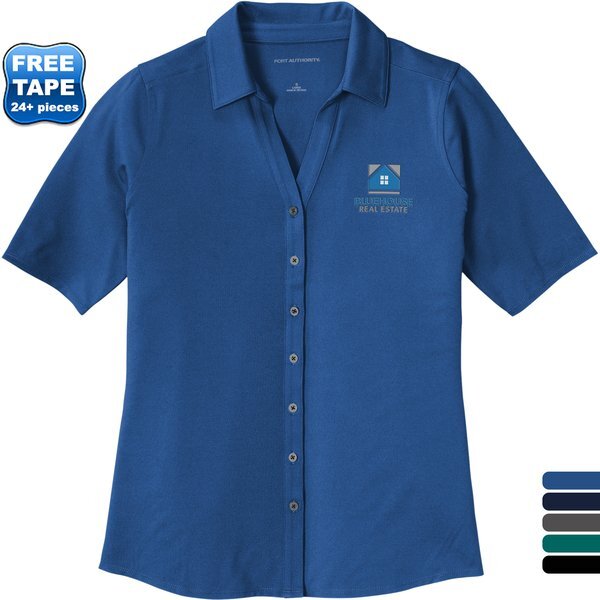 Port Authority® City Stretch Ladies' Button Up Top