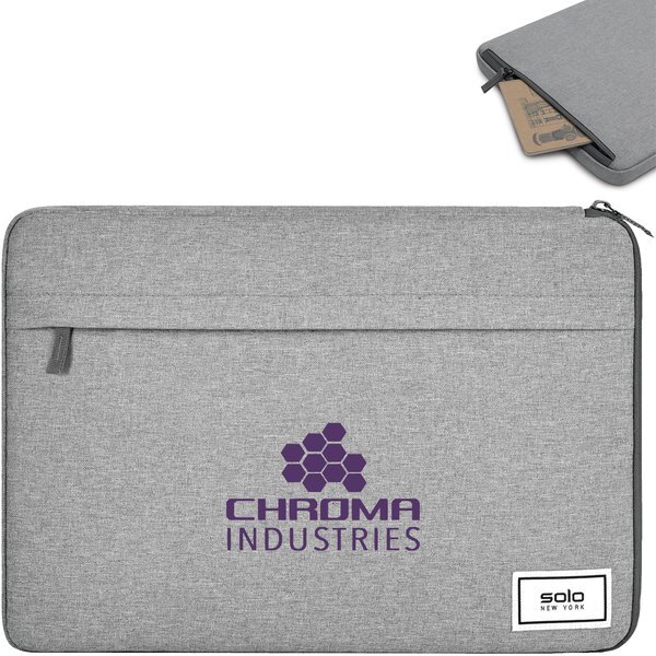 Solo® Re:focus Polyester RPET 15.6" Laptop Sleeve
