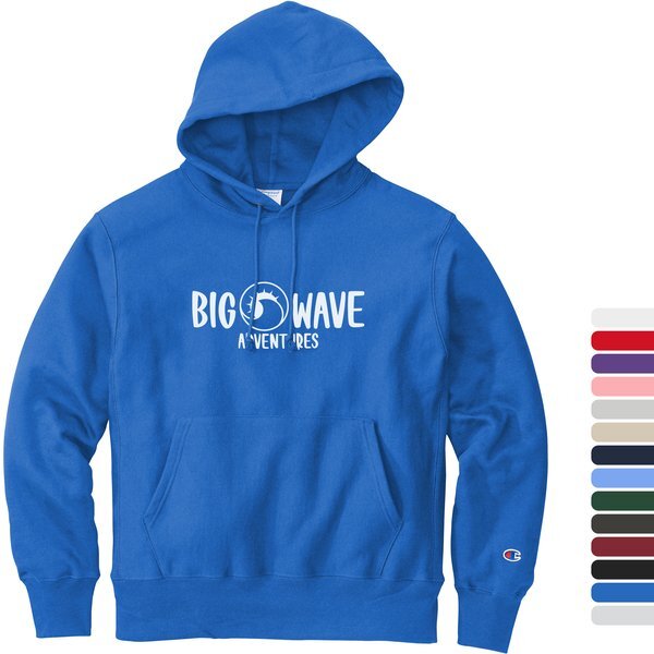 Champion® Reverse Weave® Cotton/Poly Fleece Men's Hooded Sweatshirt