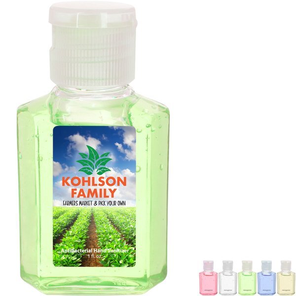 Antibacterial Flip Top Cap Lightly Scented Hand Sanitizer, 1oz.