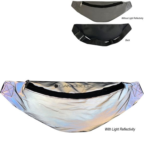 Reflective Polyester Fanny Pack