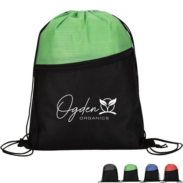 Lynden Non-Woven Honeycomb Drawstring Bag