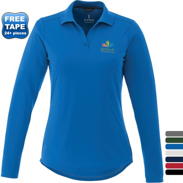 Mori Polyester Long Sleeve Ladies' Polo