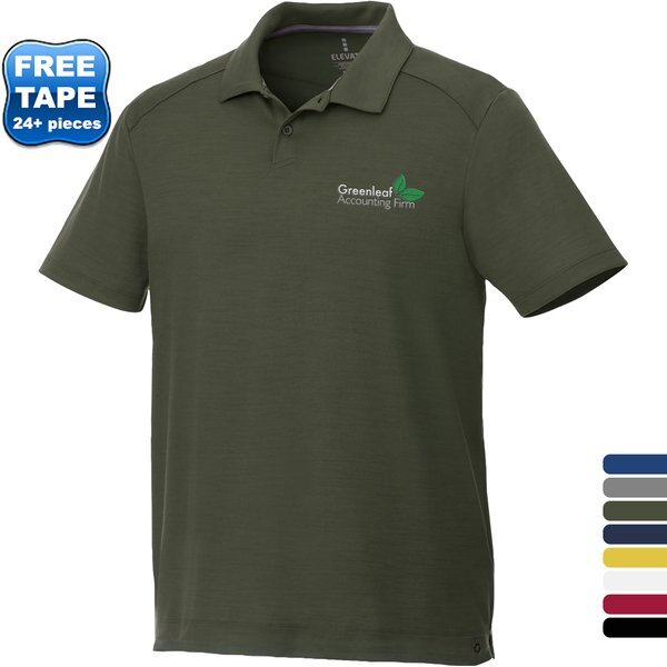 Amos Eco Polyester Short Sleeve Men's Polo