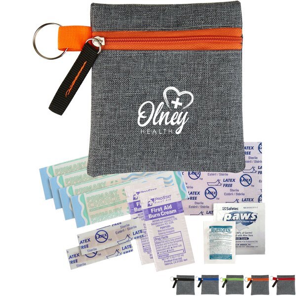 Heathered First Aid Kit w/ Internal Meds