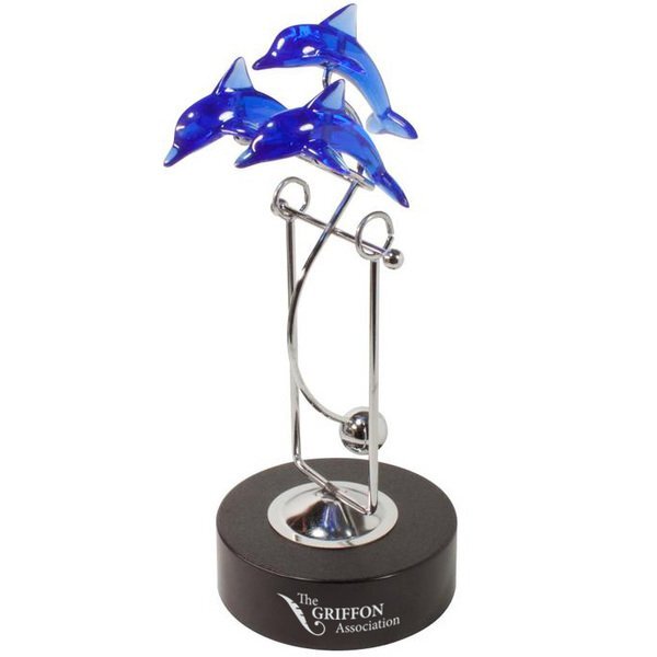 Swinging Dolphins Desktop Accessory