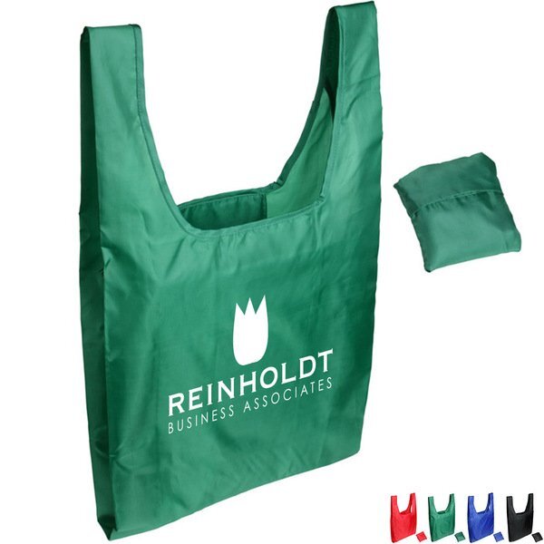 Tide Twister Folding Polyester Reusable Tote Bag