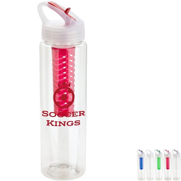Paddock PET Infuser Bottle w/ Flip Up Lid, 32oz.