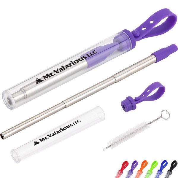 Sip 'N Slide Telescoping Straw w/ Cleaning Brush