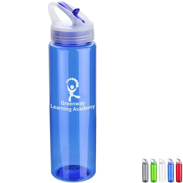 Velo PET Bottle w/ Flip-Up Lid, 32oz.