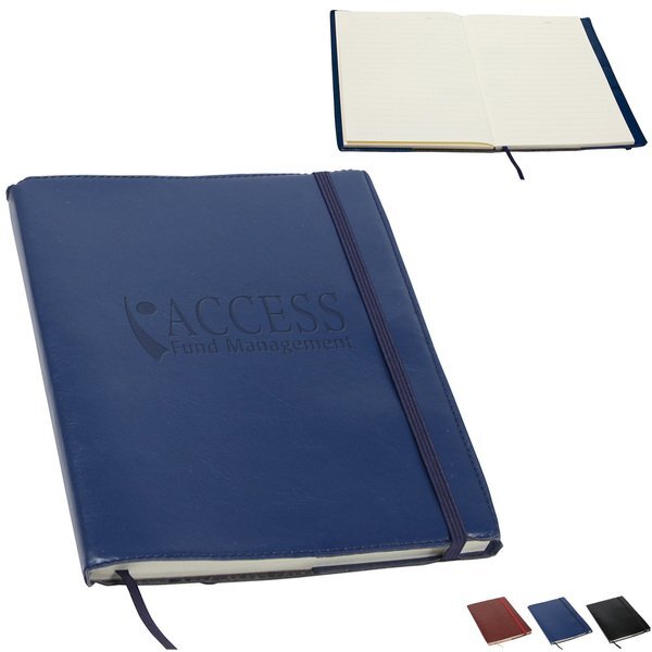 Conclave Refillable Leatherette Journal, 8-1/2" x 5-3/4"