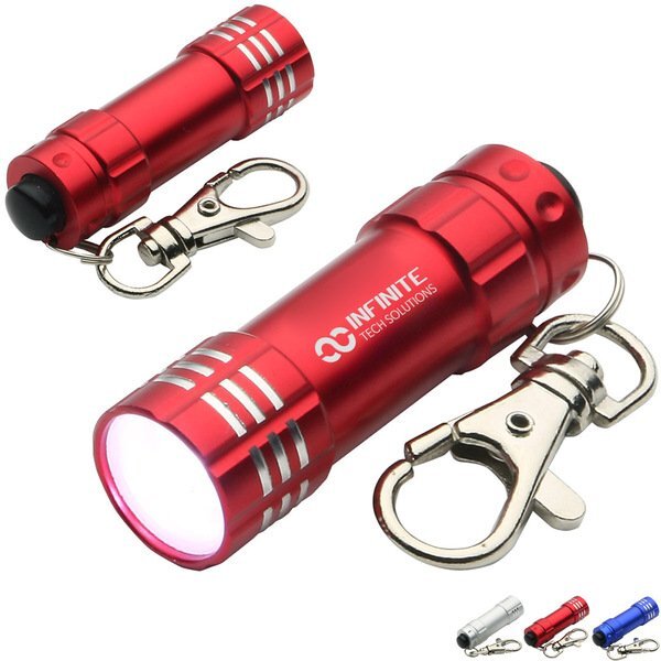 Bright Shine 3 LED Flashlight Key Chain