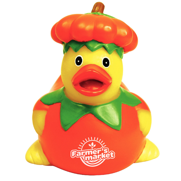 Pumpkin Rubber Duck