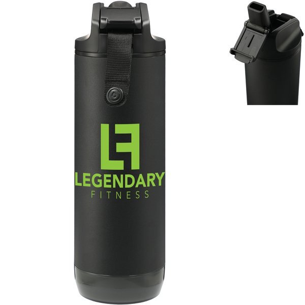 HidrateSpark® Straw Lid Smart Stainless Steel Bottle, 17oz.