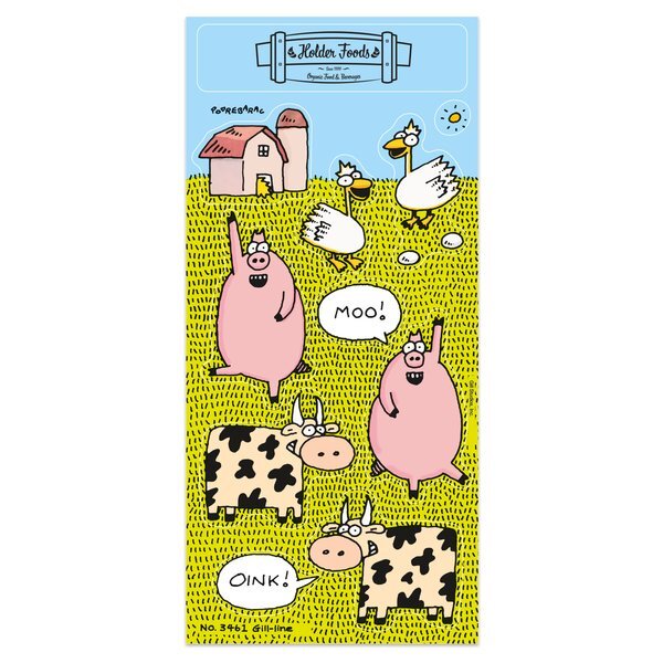 Barnyard Children's Sticker Sheet