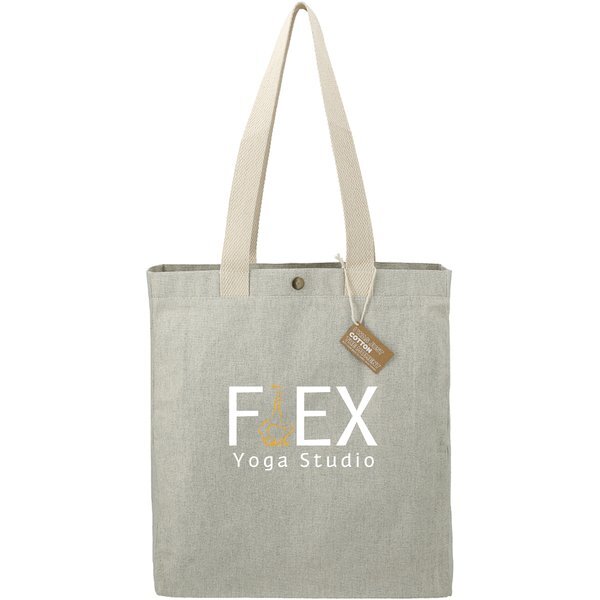 Repose 10oz. Recycled Cotton Box Tote w/ Snap