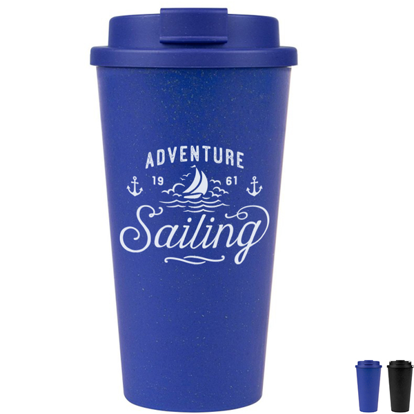 Wheat Straw Travel Tumbler, 17oz.