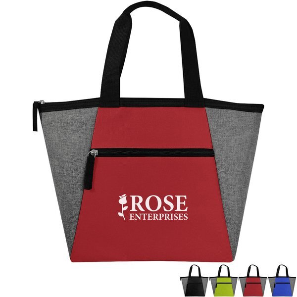 Wide Open Cooler Polyester Lunch Bag - CLOSEOUT!