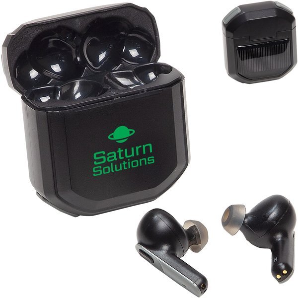 Allegro TWS Earbuds w/ Solar Powered Charging Case