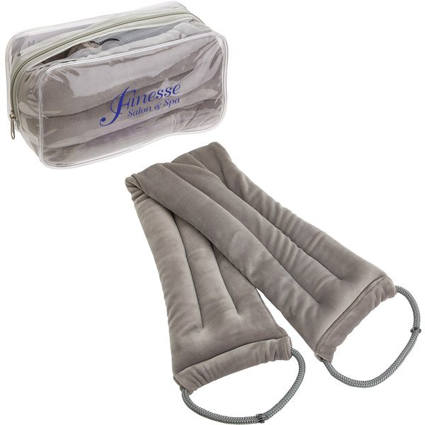 BeWell™ Flaxseed Heat Therapy Neck/Shoulder Pad w/ Hand Loops