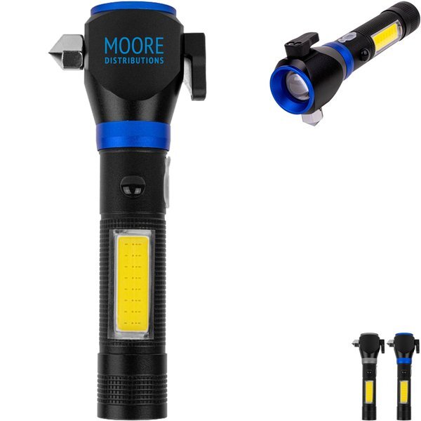 Crossover Tactical Multifunction COB Flashlight Emergency Tool