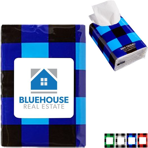 Buffalo Plaid Mini Tissue Packet