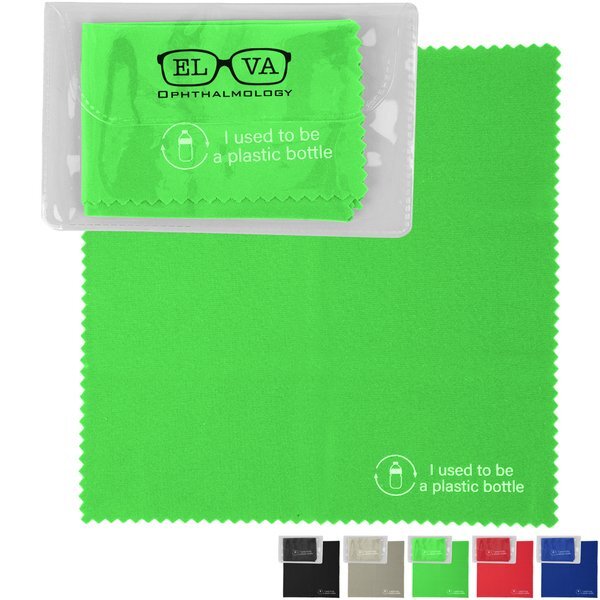 Cleaning Cloth w/ 100% RPET Material in Case