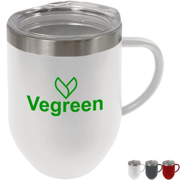 Gervasi Double Wall Stainless Steel Tumbler, 12oz.
