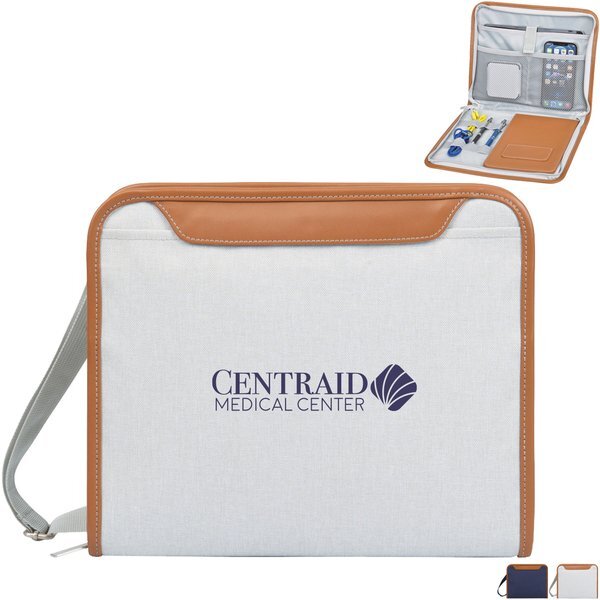 Mobile Office Hybrid Polyester Crossbody Portfolio