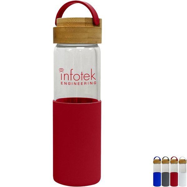 Carolyn Glass Bottle w/ Handle, 20oz.