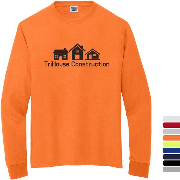 Jerzees® Dri-Power® Polyester Long Sleeve Unisex T-Shirt