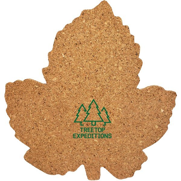 Cork Leaf Coaster