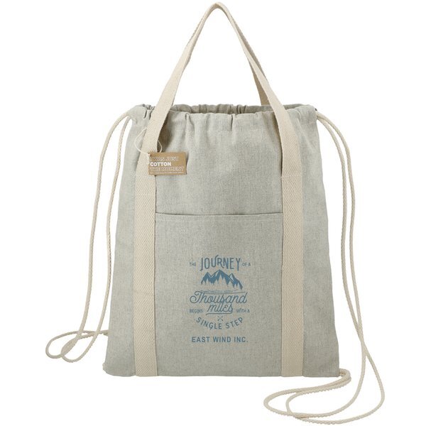 Repose 5oz. Recycled Cotton Drawstring Bag