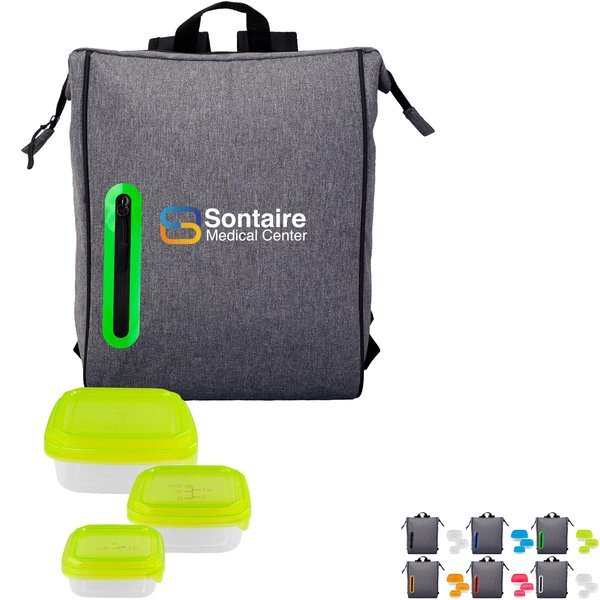 Portion Control Oval lunch Cooler