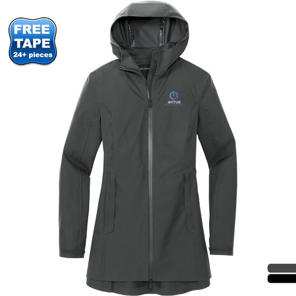 MERCER+METTLE™ Waterproof Poly Twill Ladies' Rain Shell