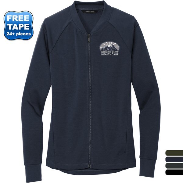 MERCER+METTLE™ Double-Knit Polyester Ladies' Bomber